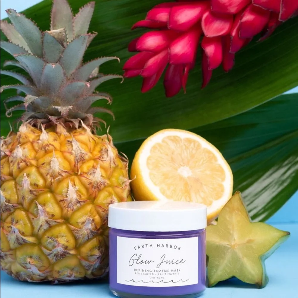 Earth Harbor GLOW JUICE Refining Enzyme Mask